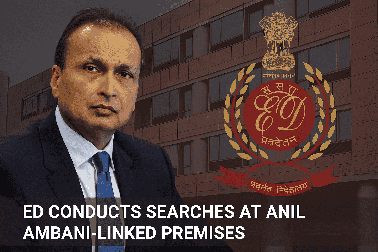 Reliance Group, owned by Anil Ambani, Discloses Enforcement Directorate Action