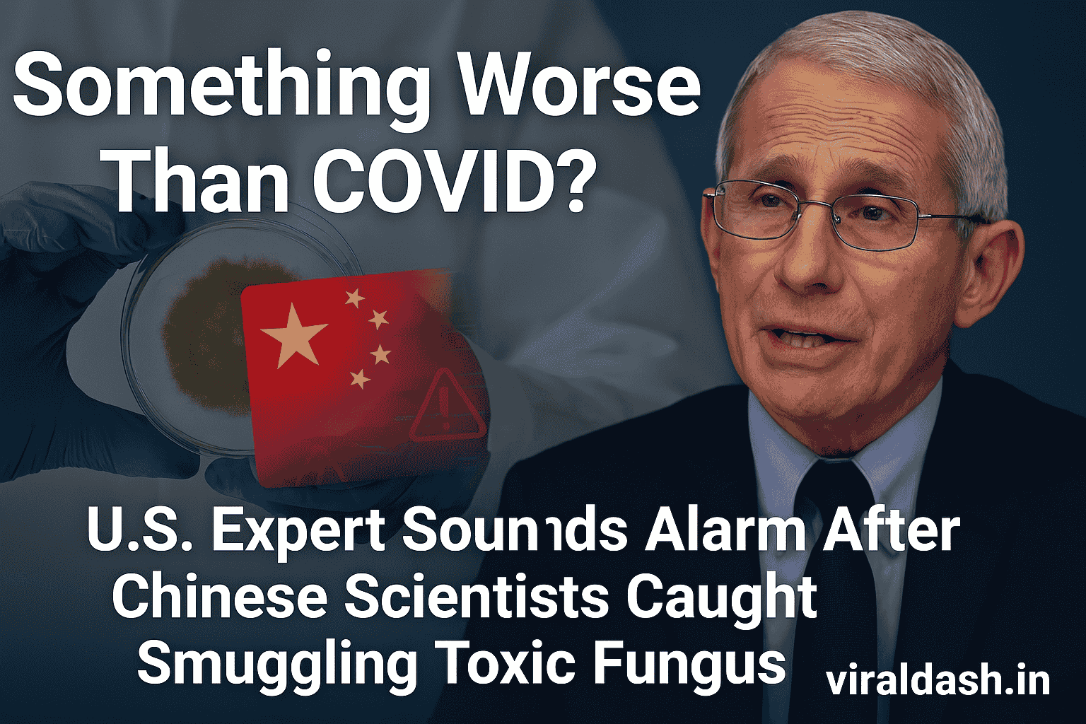 "Something Worse Than COVID?" U.S. Expert Sounds Alarm After Chinese Scientists Caught Smuggling Toxic Fungus