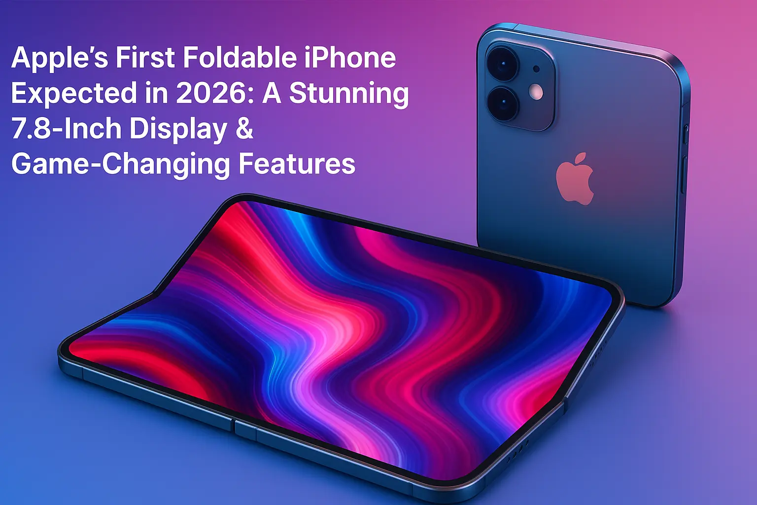 🚀 Apple’s First Foldable iPhone Expected in 2026