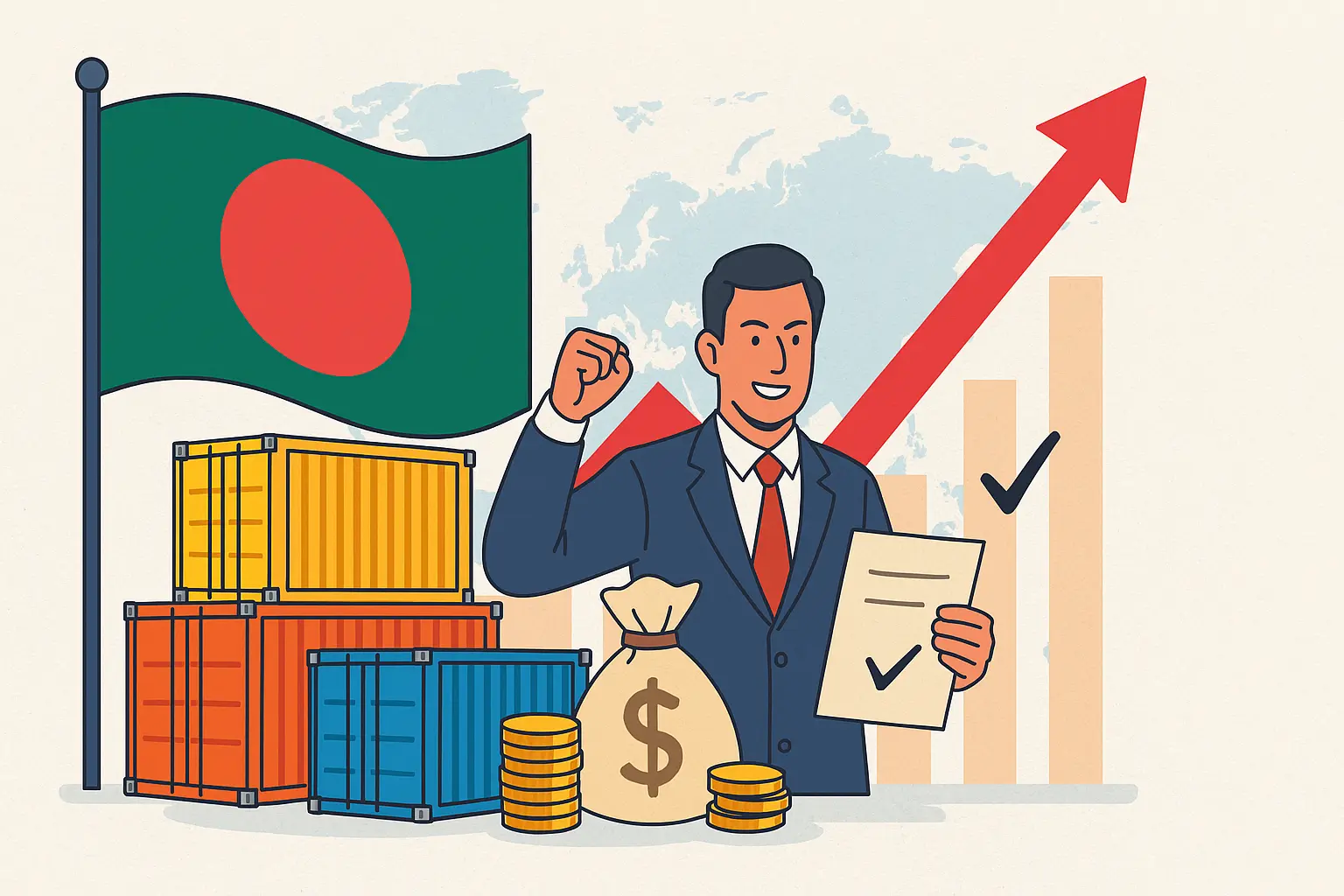 Bangladesh’s Trade Triumph Dhaka Secures Favorable Tariff Deal Takes Swipe