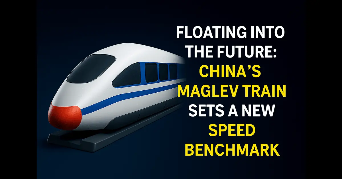 Floating Into the Future: China’s Maglev Train Sets a New Speed Benchmark