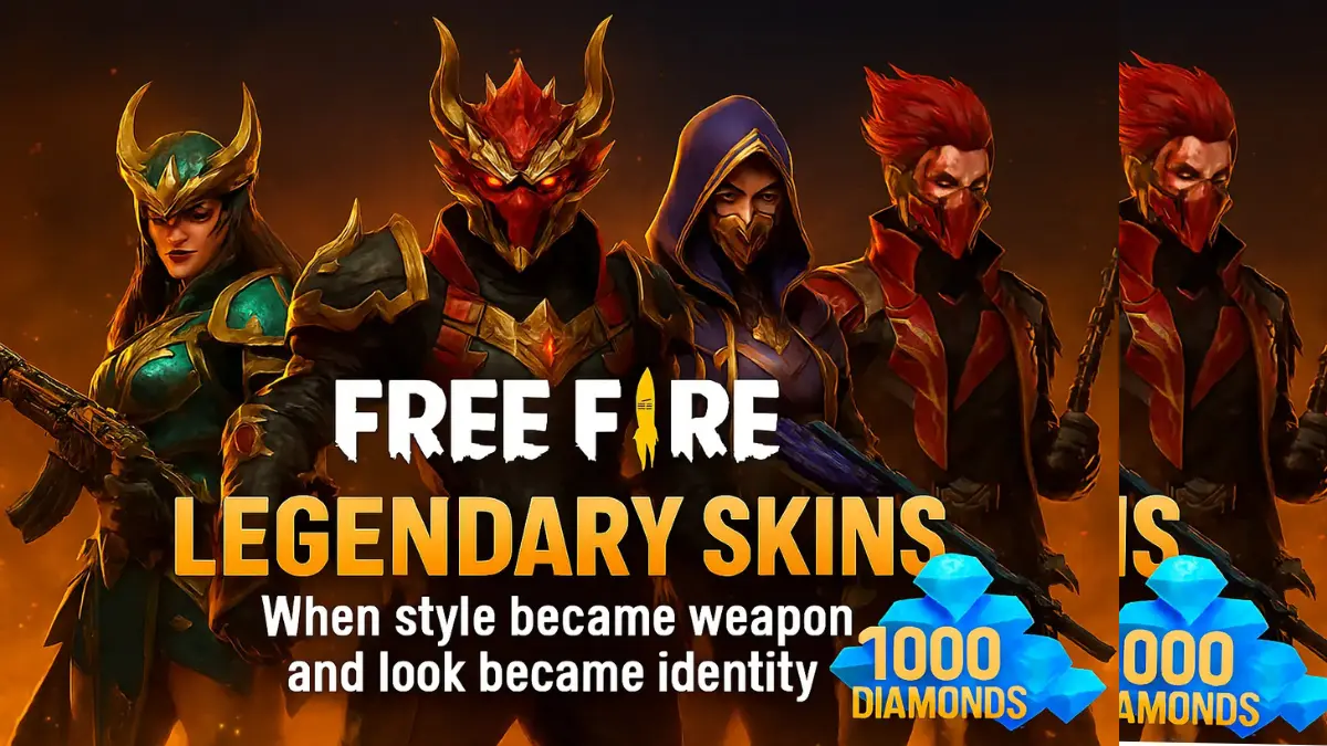 Free Fire Legendary Skins: When style became weapon and look became identity