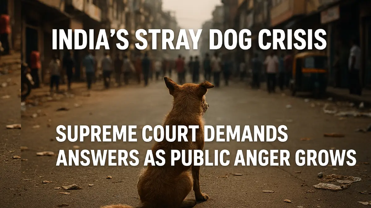 India's Stray Dog Crisis Supreme Court Demands Answers as Public Anger Grows