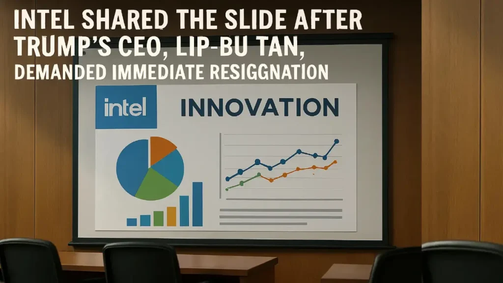  Intel's stock fell about 5% in premarket trading.