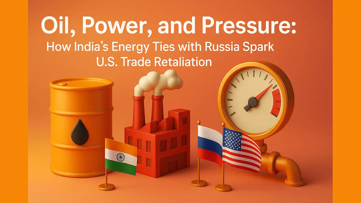 Oil, Power, and Pressure: How India's Energy Ties with Russia Spark U.S. Trade Retaliation
