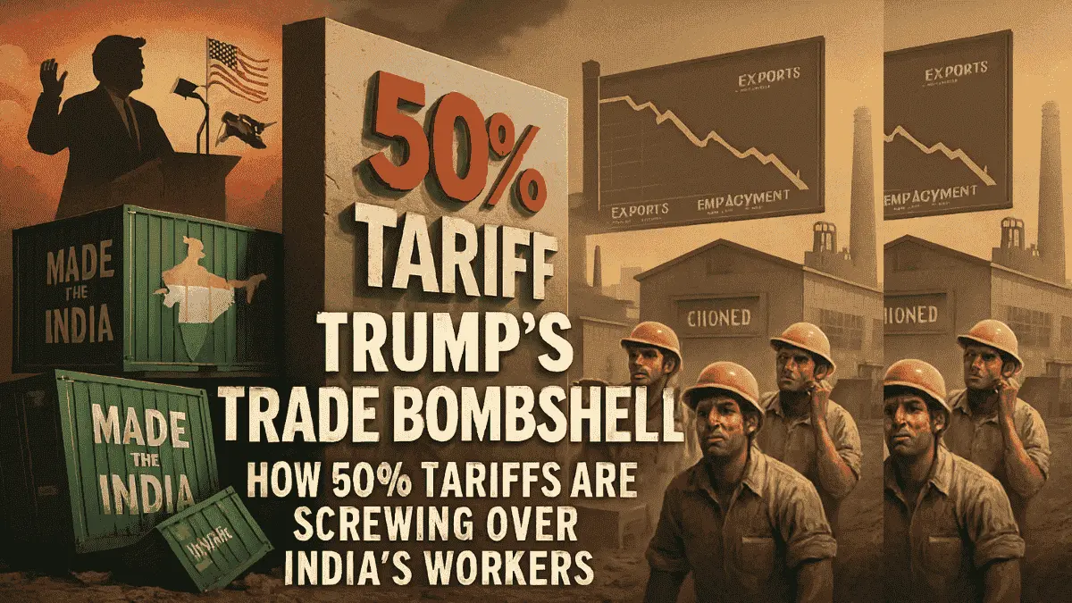 U.S. just dropped a 50% tariff hammer on Indian goods