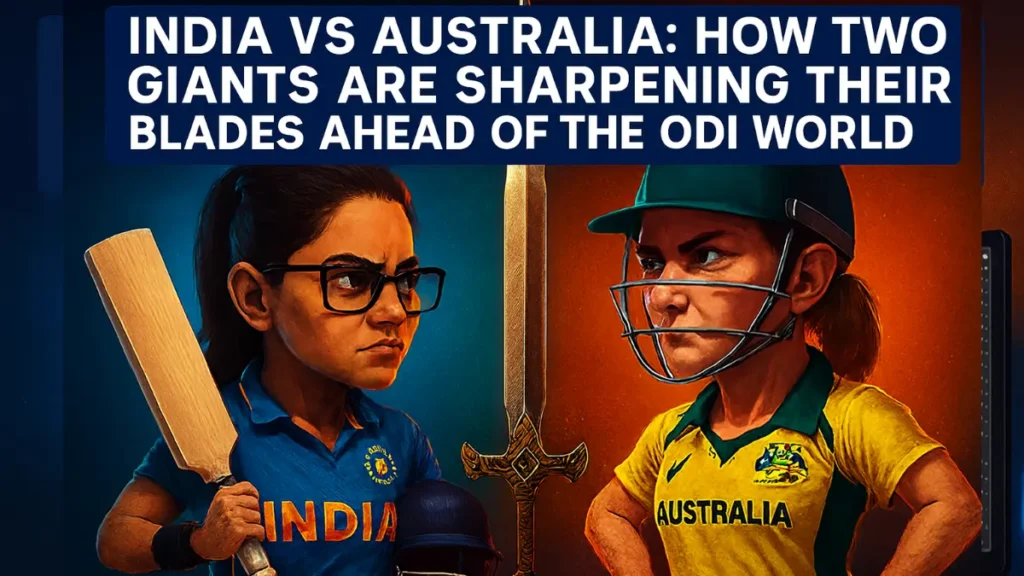 India vs Australia: How Two Giants Are Sharpening Their Blades Ahead of the ODI World Cup