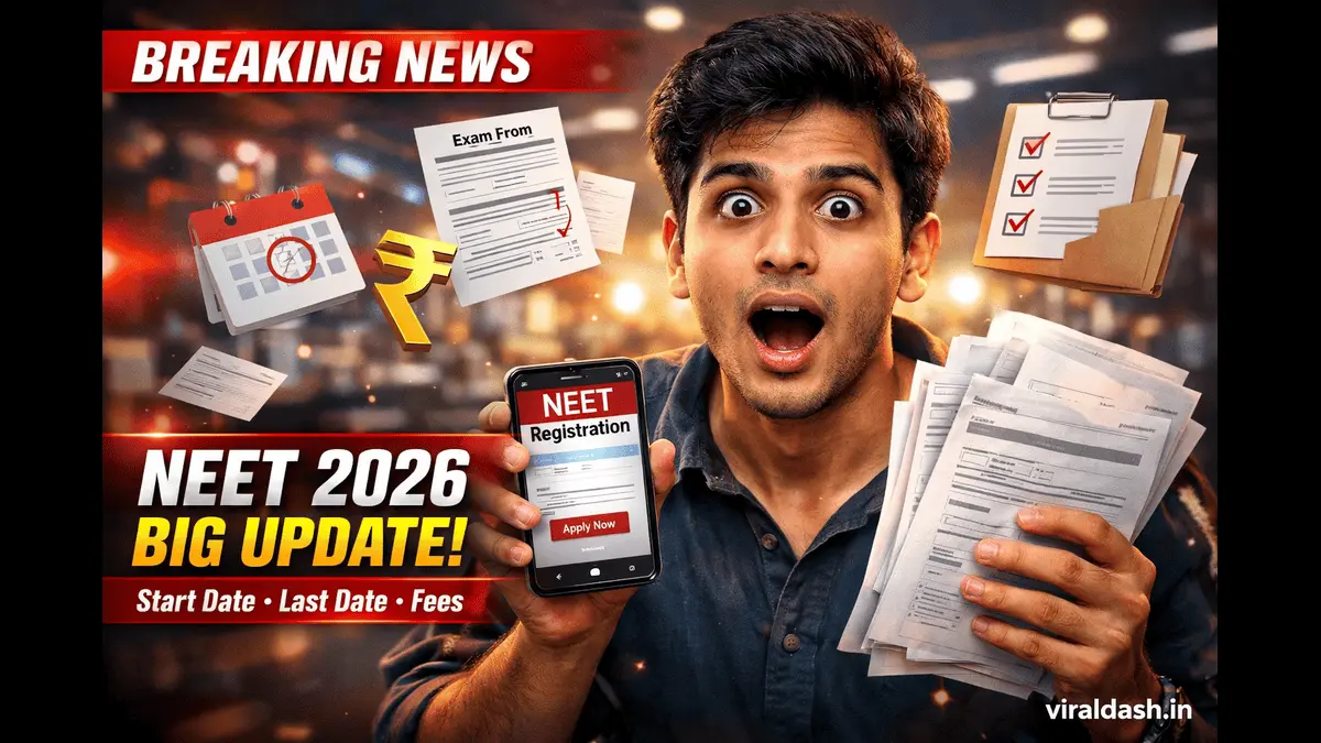 NEET 2026 Registration – Start Date, Last Date, Fees, Documents & How to Apply