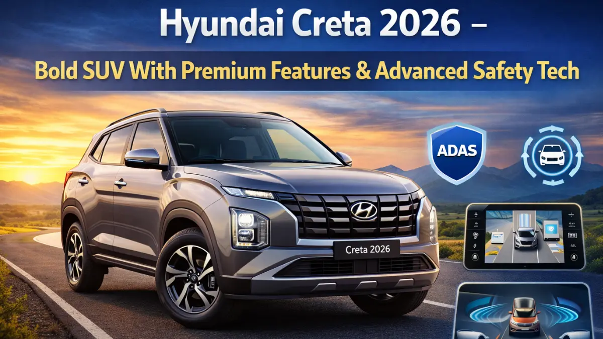 Hyundai Creta 2026 – Bold SUV With Premium Features & Advanced Safety Tech