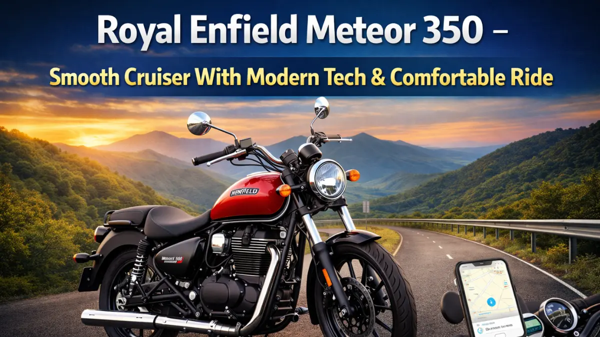 Royal-Enfield-Meteor-350-–-Smooth-Cruiser-With-Modern-Tech-Comfortable-Ride