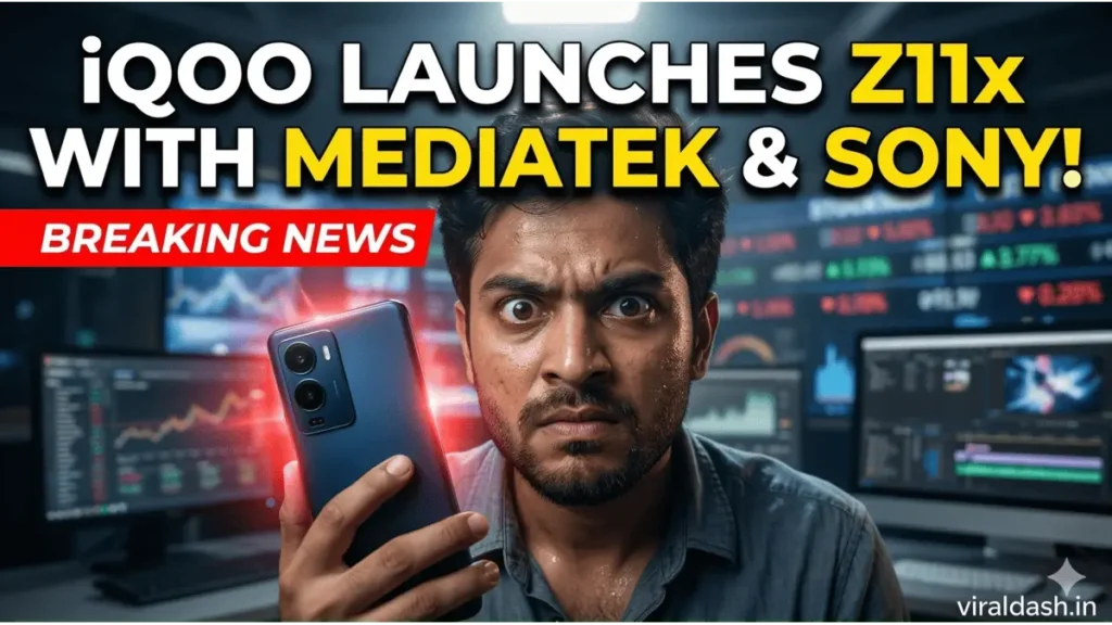 iQOO launches Z11x with MediaTek processor and Sony sensor