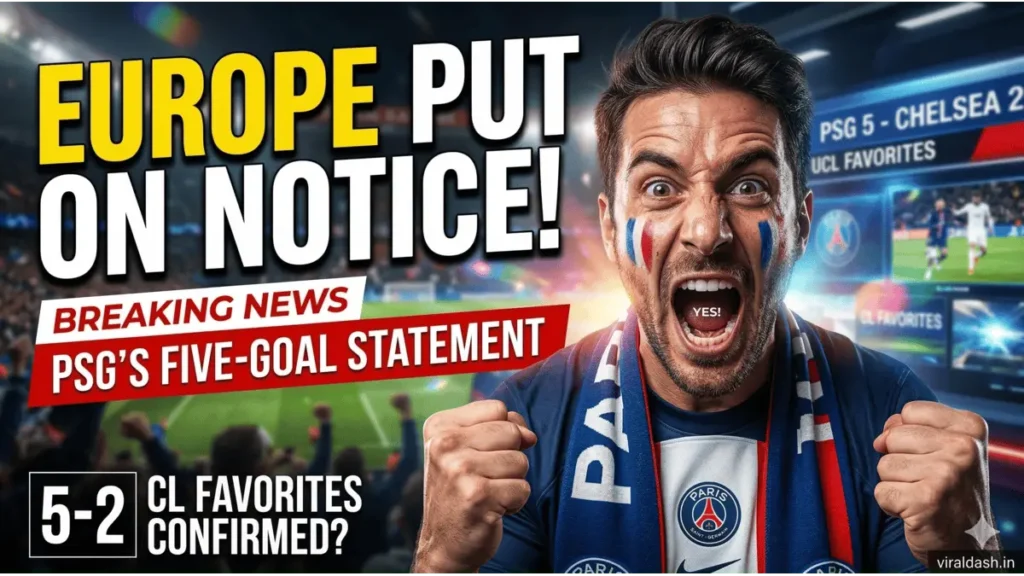 PSG vs Chelsea 5-2 — Paris Saint-Germain Just Reminded Europe Why They're the Champions League Favorites