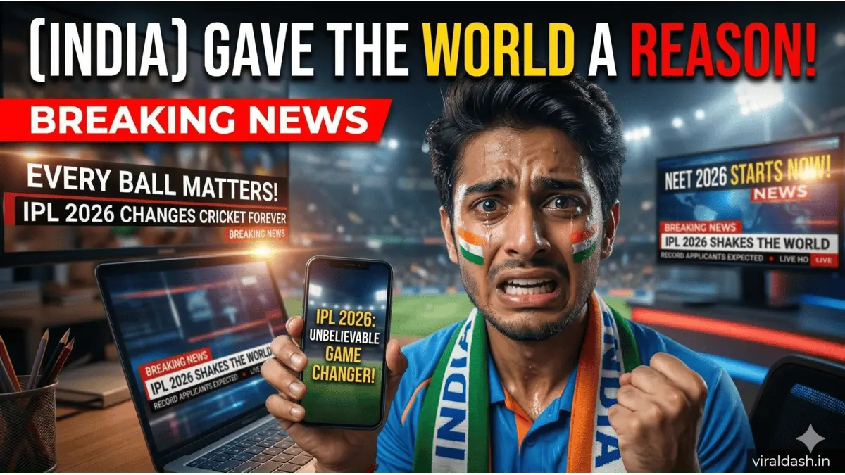 IPL 2026 Is Here — And India Just Gave the World a Reason to Watch Every Single Ball